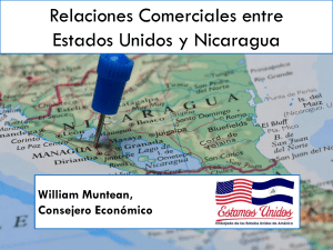 Relaciones Comerciales entre Los EEUU y Nicaragua