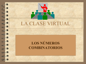 Los números combinatorios