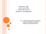 TIPOS DE ARCHIVOS EJECUTABLES