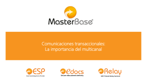 Comunicaciones transaccionales