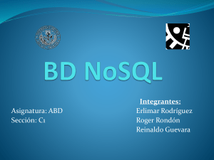 BD NoSQL - ABD-UCV