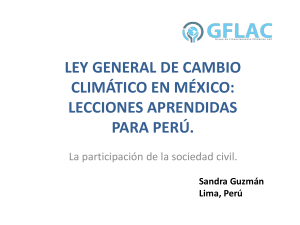 Ley General de Cambio Climático en México