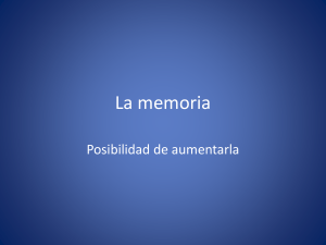 La memoria