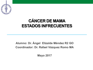 Cáncer de mama Estados Infrecuentes