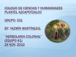 Yazmín Martínez g. *herbolaria colonial