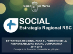 Presentación de la Estrategia regional RSC