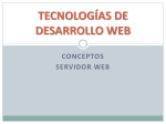TECNOLOGIAS DE DESARROLLO WEB