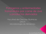 Patogenos y enfermedades transmitidas por carne de ave y