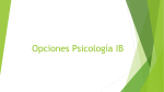 Opciones Psicología IB