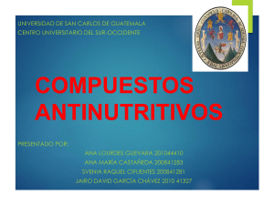 2G1 Cap. 23 EXPOSICION compuestos antinutricionales