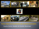 Temas Claves en la Prestación de Servicios Municipales