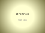 El Porfiriato - Instituto Mar de Cortes