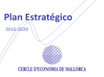Plan Estratégico del Cercle d`Economia 2016-2020