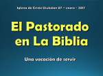 El Pastorado en La Biblia