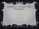 MODELO ATOMICO DE THOMSON