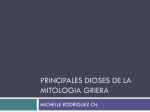PRINCIPALES DIOSES DE LA MITOLOGIA GRIERA