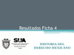 Resultados Ficha 1 - Historia del Derecho Mexicano