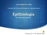 Epifitiología - CIAM Colima