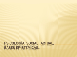 PSICOLOGÍA SOCIAL ACTUAL