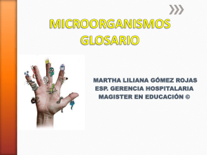 glosario microorganismos