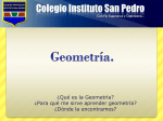 Geometría - COLEGIO INSTITUTO SAN PEDRO