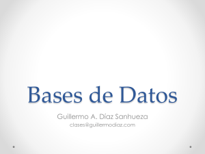 Bases de Datos - guillermodiaz.com