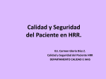 Induccion CALIDAD ok. - Hospital Regional Rancagua