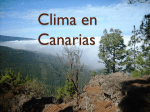 Clima en Canarias