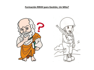 Formacion RRHH para Gestion, Un Mito?