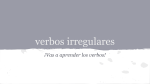 verbos irregulares