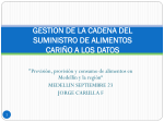 cariño a los datos gestion de la cadena del suministro de alimentos