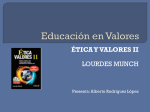 Educación en Valores etica y valores II Alberto