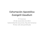 Generalidades Evangelii Gaudium