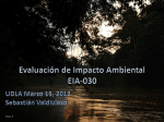 Evaluación de Impacto Ambiental EIA-030