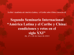 Primer Seminario Internacional *América Latina y - Red ALC