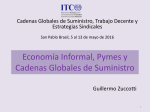 Economía Informal, Pymes y Cadenas Globales de Suministro