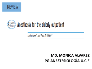 Presentación de PowerPoint - Docencia Anestesia H. Metropolitano