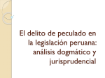 El delito de peculado en la legislación peruana: análisis dogmático