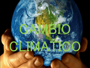 Cambio climático