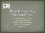 Citomegalovirus y Rubeola Congénita.