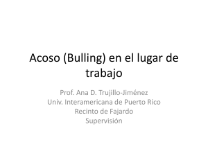 Bulling curso Supervisión - Universidad Interamericana de Puerto
