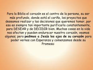 Ponemos nuestro coraz&oacute;n en manos de Dios para ver si lo tenemos