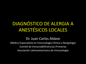 Diapositiva 1 - Expertos en Alergología e Inmunología