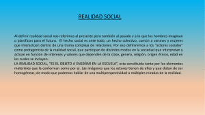 realidad social
