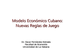 Modelo económico cubano: Nuevas reglas de juego