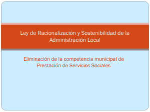 Ley de Racionalización y Sostenibilidad de la Administración Local
