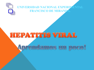 HEPATITIS VIRAL UNIVERSIDAD NACIONAL