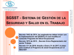 SGSST - Sistema de Gestión de la Seguridad y Salud en el Trabajo