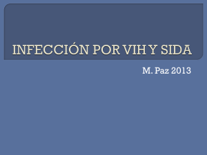 INFECCIÓN POR VIH Y SIDA