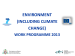 ENVIRONMENT (INCLUDING CLIMATE CHANGE)